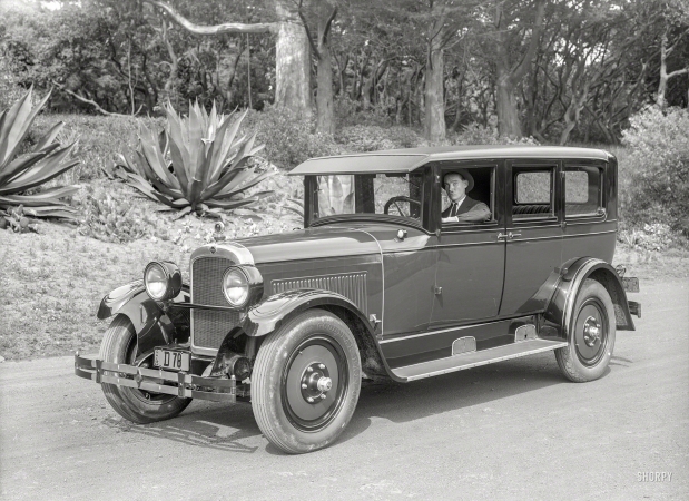 Photo showing: Cruising -- San Francisco, 1925. Nash Advanced Six at Golden Gate Park.
