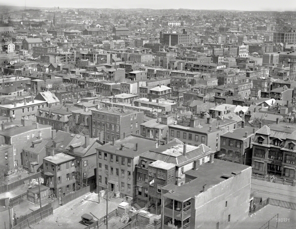 Photo showing: Backyard Boston -- Boston aerial view, 1929.
