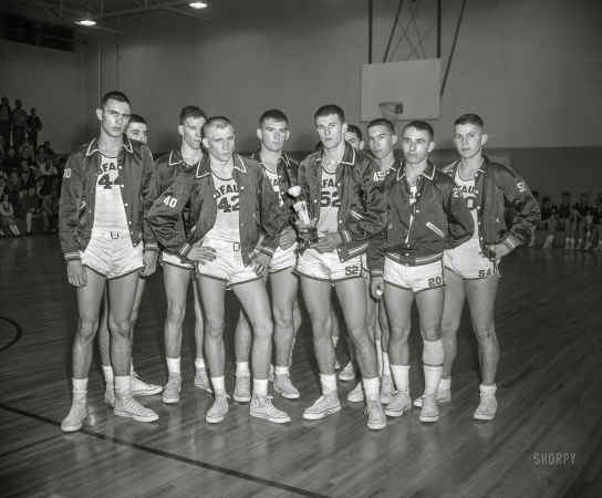 Photo showing: The E-Team -- Columbus, Georgia, circa 1960. The Eufaula (Alabama) Tigers basketball team.
