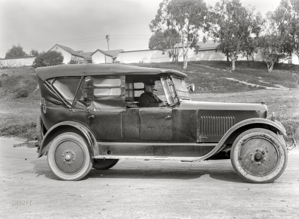 Photo showing: Big Six -- San Francisco circa 1921. Studebaker 'Big Six' touring car.