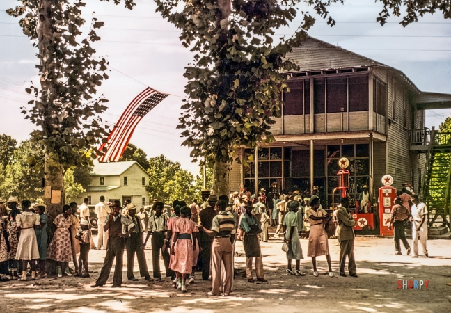Photo showing: Independence Day: 1939 -- July 4, 1939. Fourth of July celebration -- St. Helena Island, South Carolina.