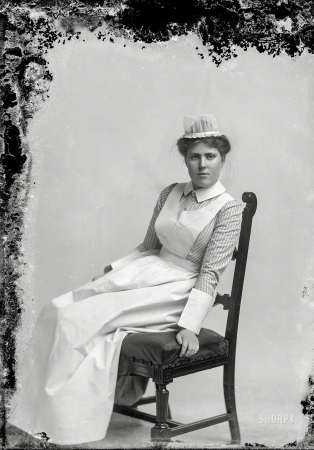 Photo showing: The Anonymous Nurse -- Washington, D.C. Unknown woman in nurse's uniform.