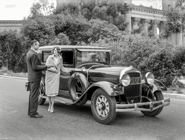 Photo showing: Six in the Park -- San Francisco, 1929. Hudson Super Six.
