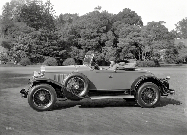 Photo showing: Perfect Timing -- La Salle Model 328 roadster, San Francisco, 1929.