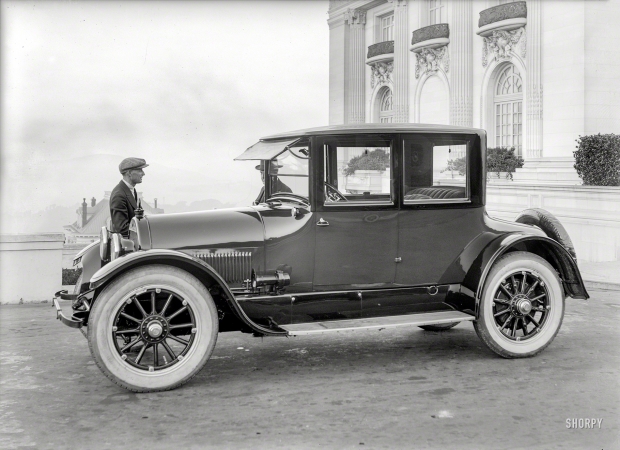 Photo showing: Cadillac Coupe -- San Francisco circa 1922.