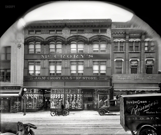 Photo showing: The Five and Ten -- Washington, D.C., 1919. McCrory's 5 and 10 Cent Store, Seventh Street N.W.