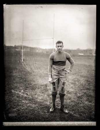 Photo showing: Featured Player -- Washington, D.C., 1920. Gallaudet football -- Joseph W. Bouchard.