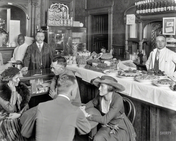 Photo showing: Meat and Greet -- Washington, D.C., circa 1917. Training camp activities commission.