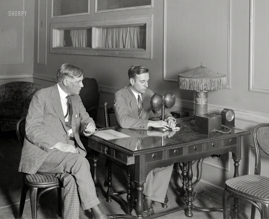 Photo showing: Bi Georges -- September 1, 1925. Washington, D.C. Judge Geo. H. MacDonald & Geo. G. Adams.
