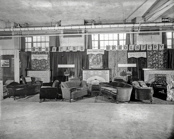 Photo showing: Standard Upholstery -- Washington, D.C. Industrial exposition, 1926. Standard Upholstery Co.