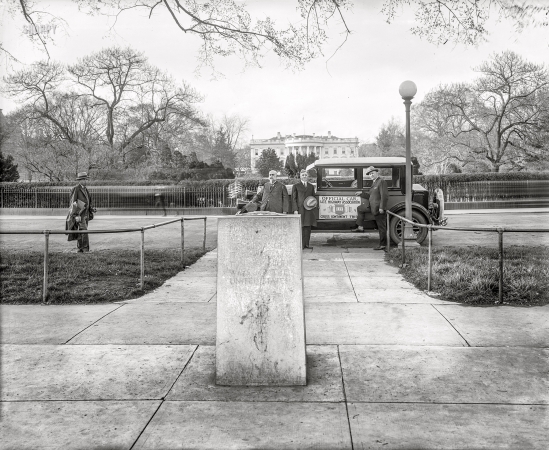 Photo showing: The Highwaymen -- Washington, D.C., 1926. Cross Continent Trip -- Official Car, Lee Highway Association.