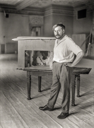 Photo showing: Little Theatre -- New York circa 1921. Boris Anisfeld. The Russian-born painter and set designer.