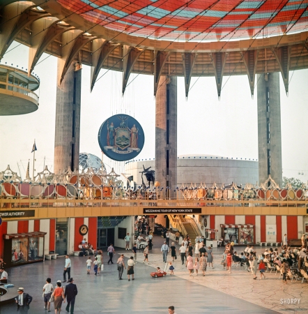 Photo showing: Excelsior! -- 1964. New York State Pavilion, New York World's Fair.