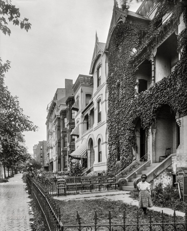 Photo showing: North Capitol Street -- Washington, D.C., circa 1901. View of North Capitol Street N.W., west side ... 