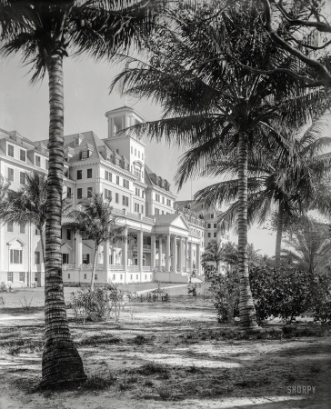 Photo showing: Winter Wonderland. -- Florida circa 1894. Hotel Royal Poinciana, Palm Beach.