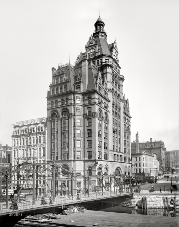Photo showing: The Pabst Building -- Milwaukee, Wisconsin, circa 1901.