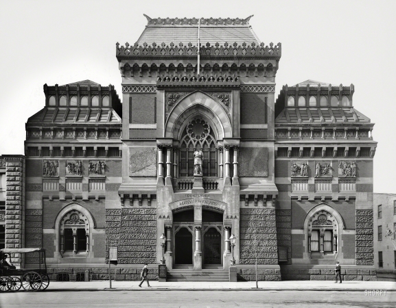 Photo showing: PAFA -- 1900. Pennsylvania Academy of the Fine Arts, Philadelphia.