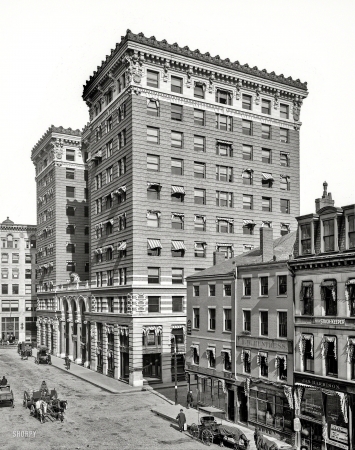 Photo showing: B-BOT -- Boston circa 1906. Board of Trade Building, Broad Street.