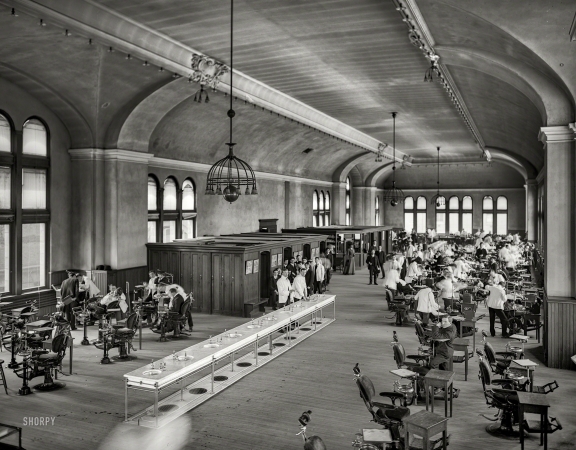 Photo showing: The Young Dentists -- Philadelphia circa 1904. Dental Hall, University of Pennsylvania.