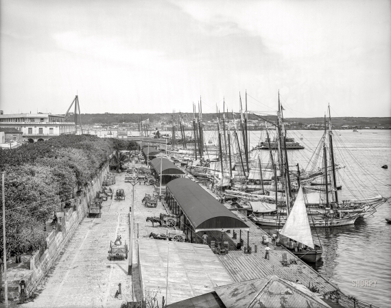 Photo showing: Muelle Paula -- Havana, 1904. Muelle Paula (Alameda de Paula).