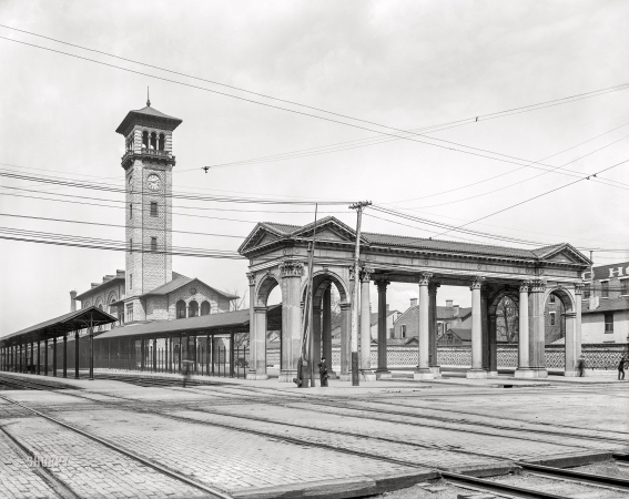 Photo showing: Tower Depot -- 1904. Union Station -- Dayton, O.