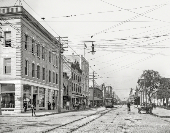 Photo showing: Old Tampa -- 1905. Franklin Street, Tampa, Florida.