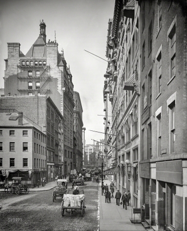 Photo showing: State Street: 1905 -- In Boston, Massachusetts.