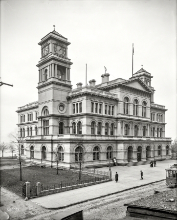 Photo showing: Memphis P.O. -- Circa 1906. Custom House and Post Office, Memphis, Tennessee.