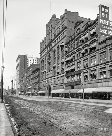 Photo showing: Cleveland Arcade II -- Cleveland circa 1900. Arcade Building, south face, Euclid Avenue.