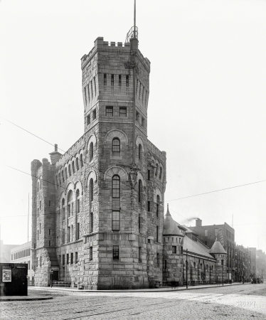 Photo showing: Cinderellas Arsenal -- Circa 1904. Cadet armory, Boston, Mass.