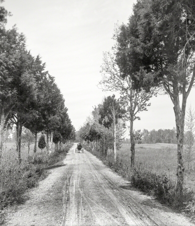 Photo showing: Bridge Road -- Circa 1913. Alexander Bridge Road, Chickamauga, Georgia.