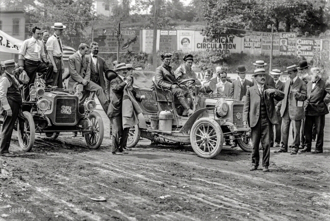 Photo showing: REO Mountaineer -- June 1906. New York to San Francisco and back.