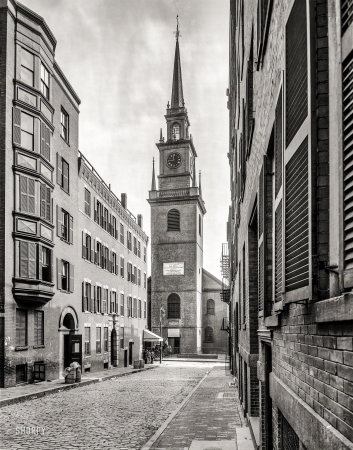 Photo showing: Old North Church -- Boston circa 1909. Christ Church (Old North).