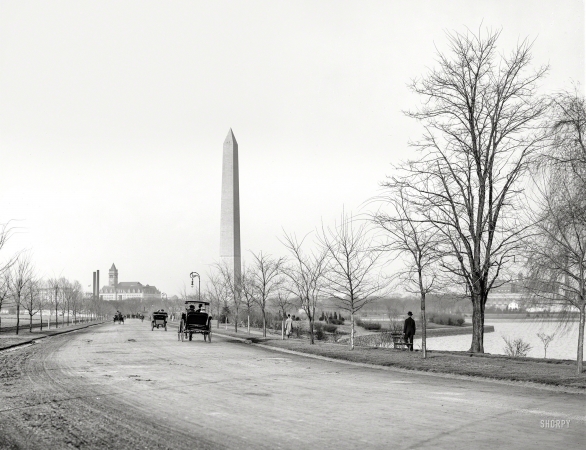 Photo showing: Potomac Park II -- Washington, D.C., circa 1908. The Boulevard, Potomac Park.