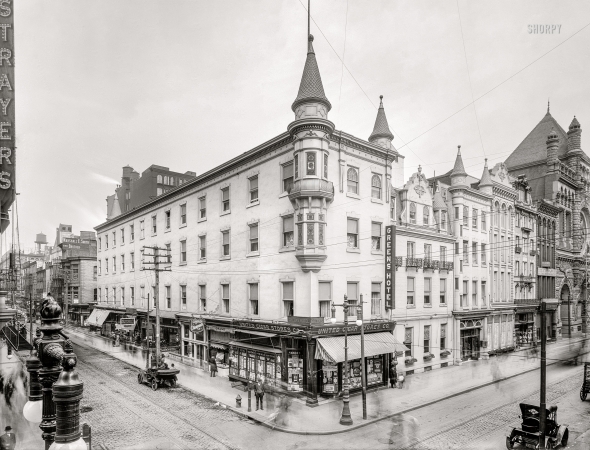Photo showing: Green's Hotel -- Philadelphia circa 1911. Green's Hotel, Eighth and Chestnut Streets.
