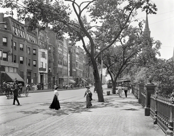 Photo showing: Boylston in Boston -- Boston circa 1910. Boylston Street.