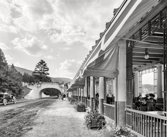 Photo showing: The Pergola -- Lake George, New York, circa 1911. The Pergola Casino, Fort William Henry Hotel.