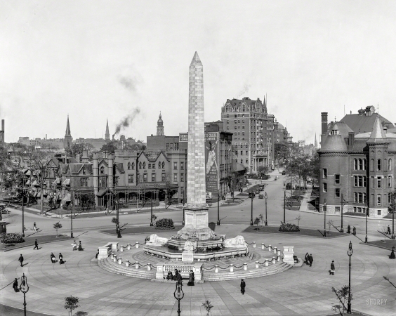 Photo showing: Buffalobelisk -- Buffalo, New York, circa 1911. William McKinley monument, Niagara Square.