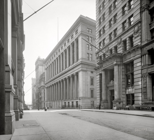 Photo showing: National City Bank -- New York circa 1912. National City Bank, 55 Wall Street.
