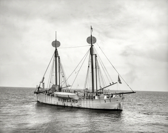 Photo showing: Little Scotland -- 1896. Lightship Scotland.