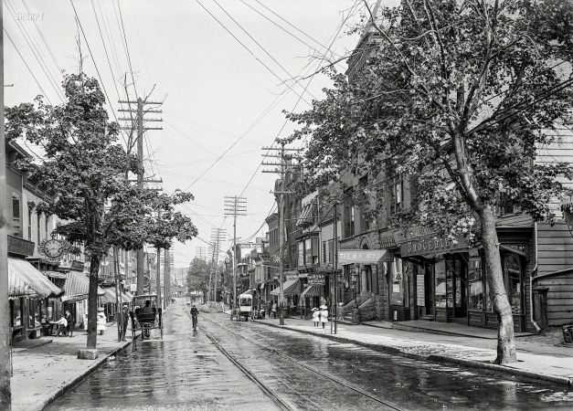 Photo showing: Mount Vernon -- Westchester County, New York, circa 1903. South Fourth Avenue, Mount Vernon.
