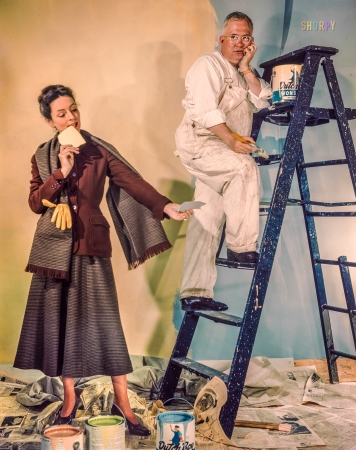 Photo showing: A Tint Situation -- October 1948. Bergdorf Goodman -- Wonsover job for National Lead Company.