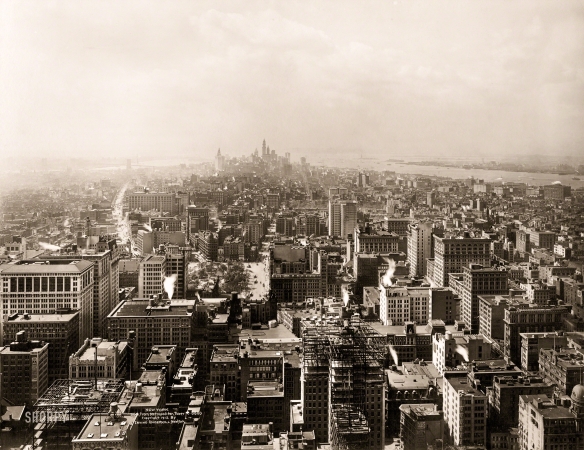 Photo showing: Sepia City -- 1912. New York south from Metropolitan Tower.