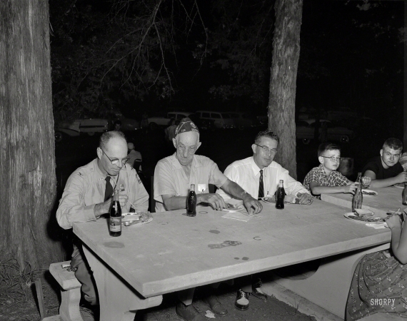Photo showing: Cola War -- Columbus, Georgia, circa 1956. Boys Club picnic.