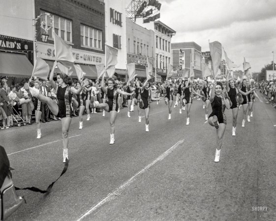 Photo showing: High-Steppers -- Parade. Columbus, Georgia, circa 1961.