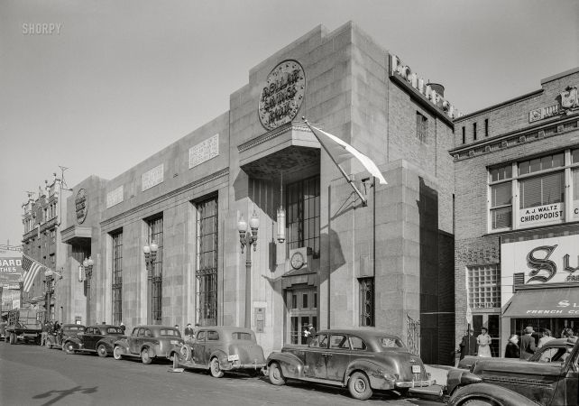 Photo showing: Dollar Bank -- March 20, 1946. Dollar Savings Bank, Grand Concourse, Bronx, New York.