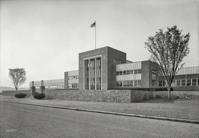 Photo showing: Doubleday Inc. -- August 25, 1948. Doubleday & Co. Inc. book publishing plant, Hanover, Pennsylvania.