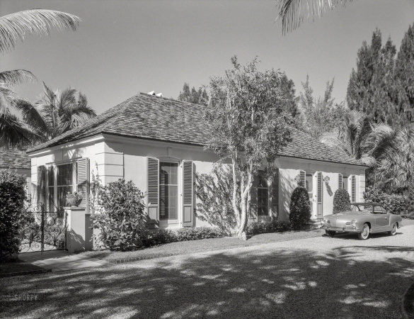 Photo showing: Chez Yassukovich -- February 20, 1958. Dimitri Yassukovich residence in Hobe Sound, Florida.
