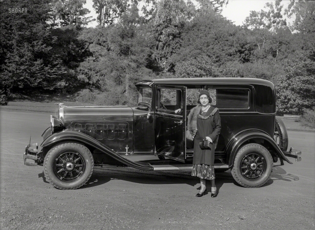 Photo showing: Paint It Black -- San Francisco, 1931. Hudson sedan at Golden Gate Park.