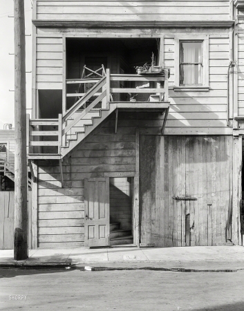 Photo showing: No. 18 -- February 1936. Mission District. San Francisco, California.
